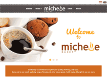 Tablet Screenshot of michelle-bakery.com